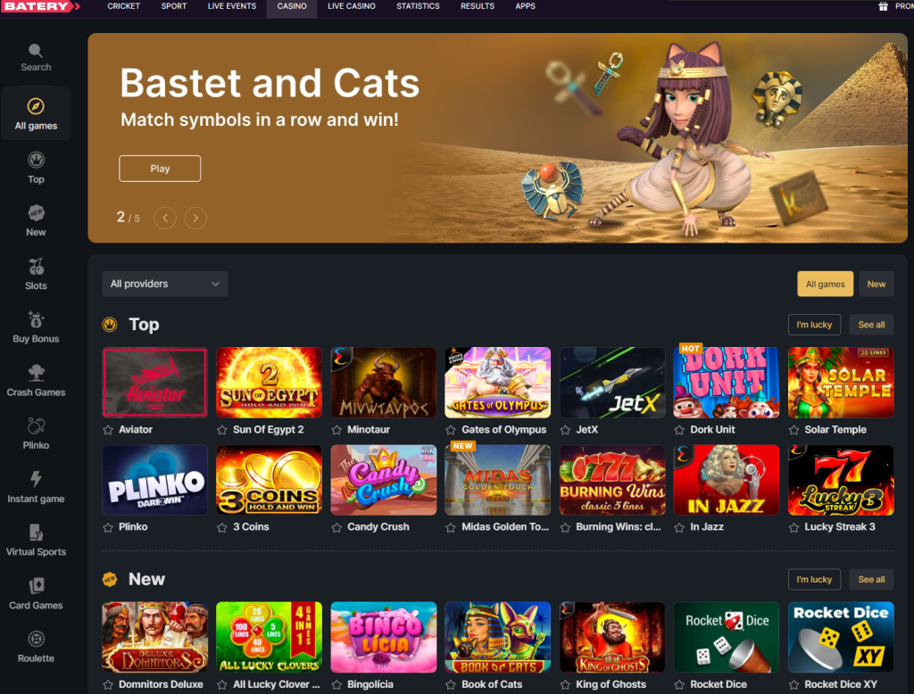Battery Play: The Ultimate Online Casino Experience